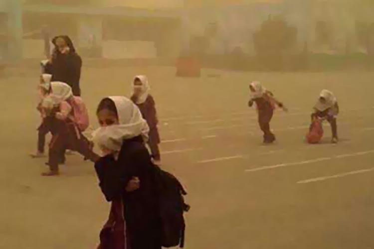 تعطیلی مدارس ایلام به دلیل آلودگی هوا