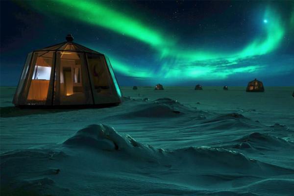 افتتاح یک هتل موقت در شمالی ترین نقطه قطب شمال